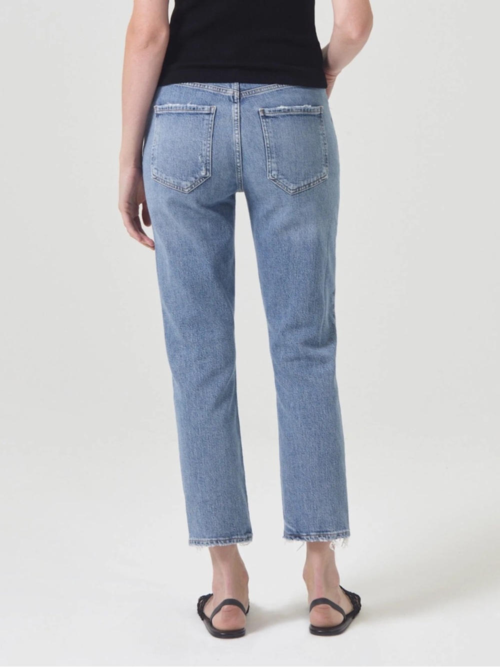 Agolde Riley High Rise Crop Jeans - Picture 5 of 11